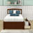 Twin Size 2 Drawers Platform Bed Frame with Headboard-1917675093