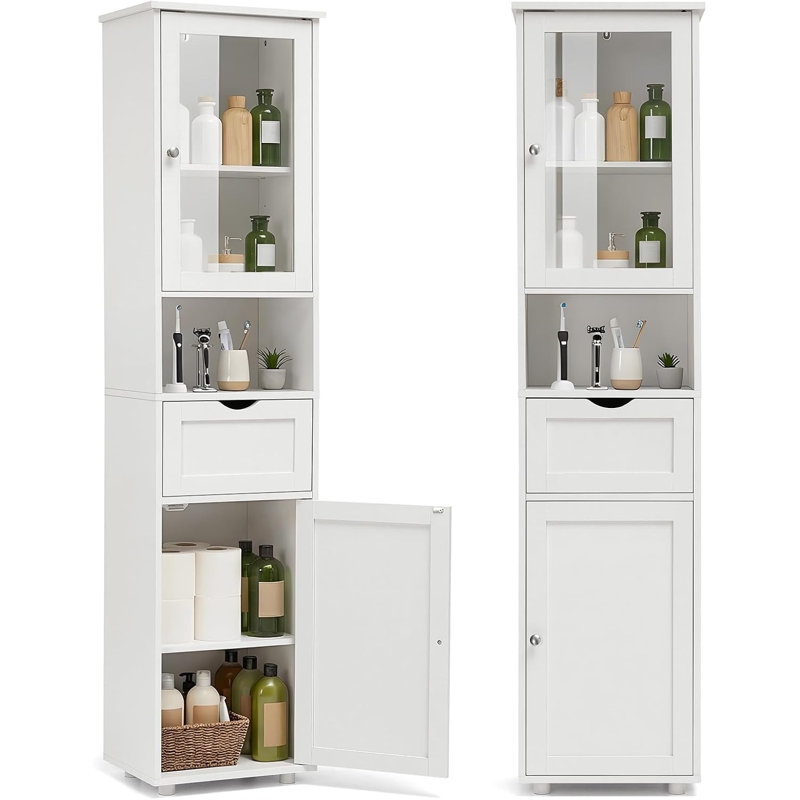 Medium Density Fiberboard (MDF) Rectangle Accent Cabinet
