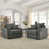 Velours côtelé gris est en rupture de stock