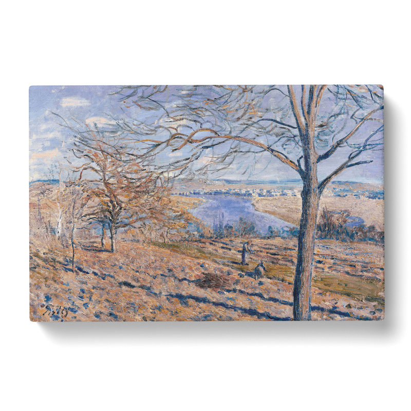 Autumn Effect by Alfred Sisley - Wrapped Canvas Painting, 40cm H x 60cm W x 3cm D