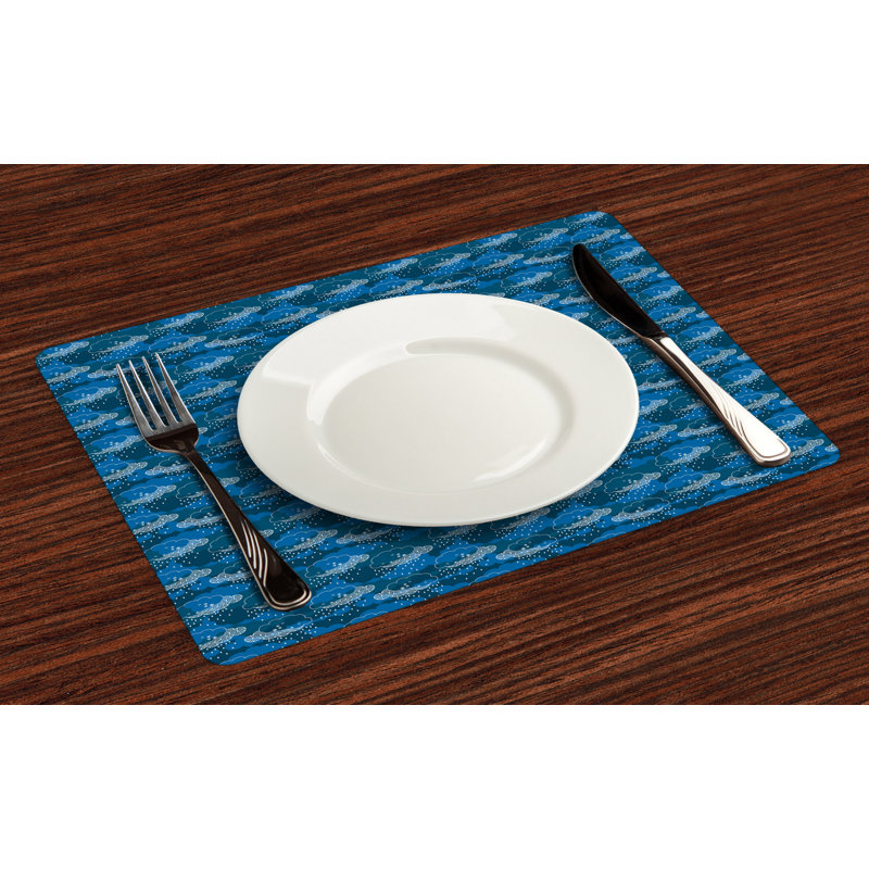 Polyester Abstract Rectangle Placemat