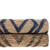 Marco Navy Jute Soumak Handwoven Rug