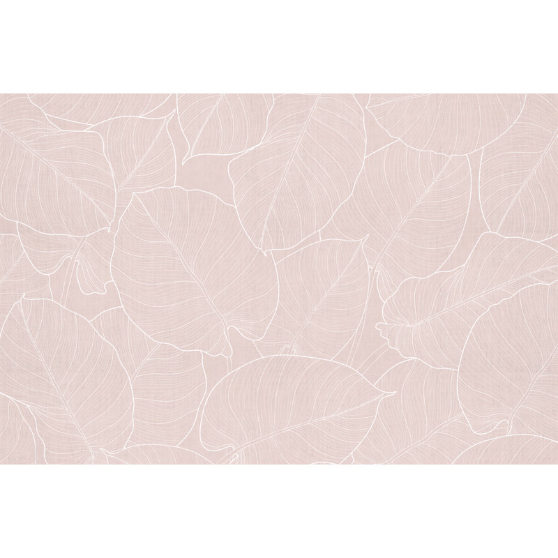 Amiyla Vinyl Machine Printed Area Rug, Rectangle 4'4.4" x 6'6.7"