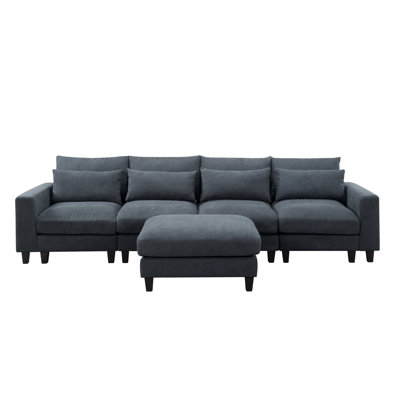 5 - Piece Upholstered Sectional