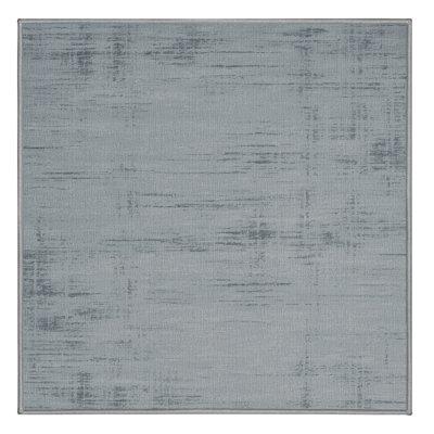 Tapis abstrait gris lavable à la machine