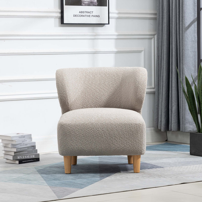 Jann 74cm Wide Bedroom Chair, Grey