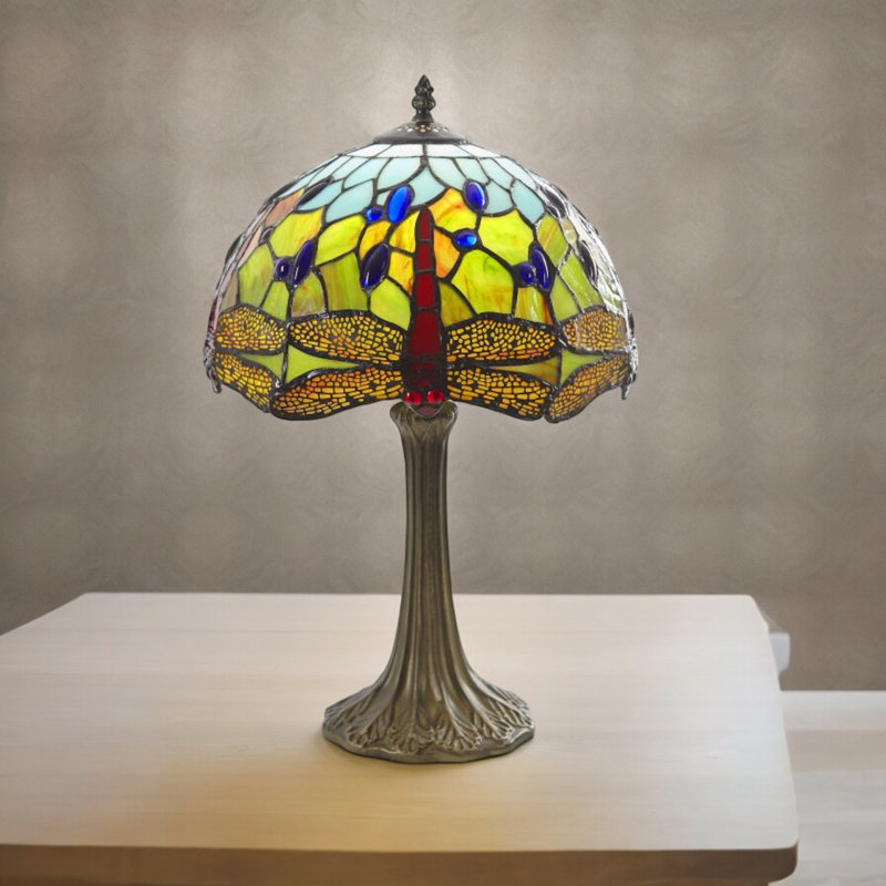 Tiffany Table Lamp, 48cm H x 30cm W x 30cm D