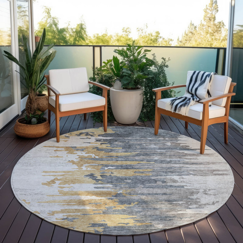  Emblyn Area Rug, Round 8'