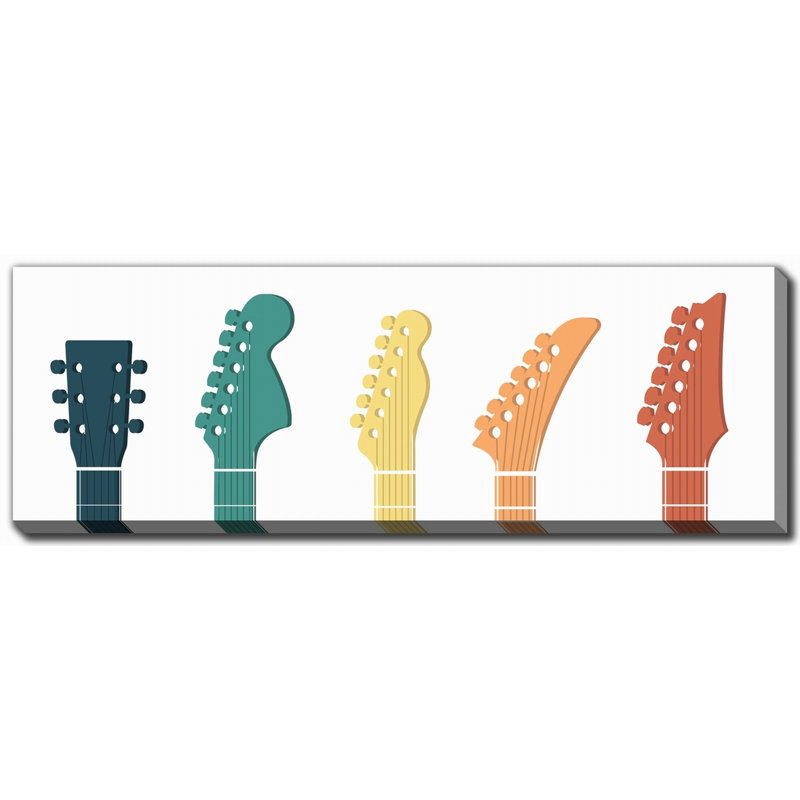 Art mural sur toile Gradient Groove, H 20 po x l 60 po