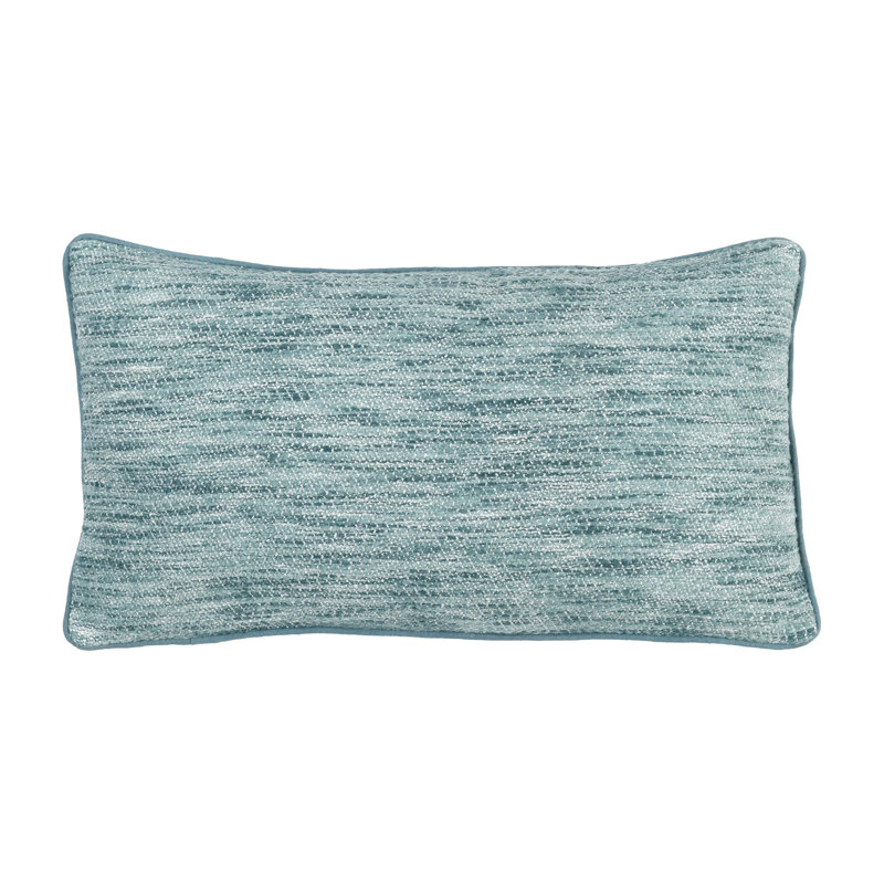 Coussin Sharma, Rectangulaire, Bleu / bleu sarcelle
