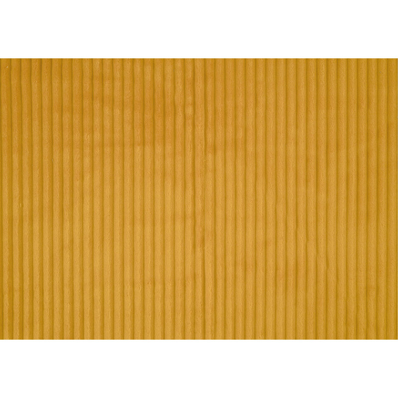 Chaise moderne rotative à 360 degrés en velours côtelé jaune, structure en bois massif, assise confortable pour le mobilier de bureau