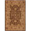 Tapis oriental brun en laine noué à la main 8 pi 11 po x 11 pi 10 po Baccio