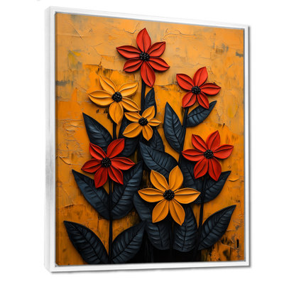 Plantes d'automne, pétales de la saison II - plantes, art mural