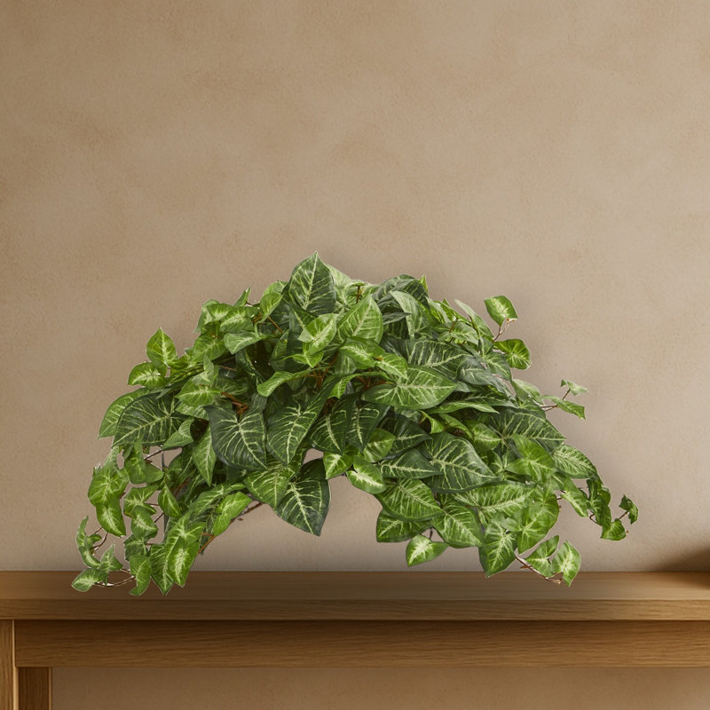 Nepthytis Artificial Plant in Stone Planter