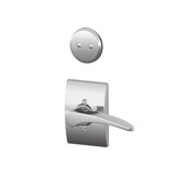 Inactive Interior Manhattan Lever Century Rosette Dummy Entry Set (Exterior Portion Sold Separately)