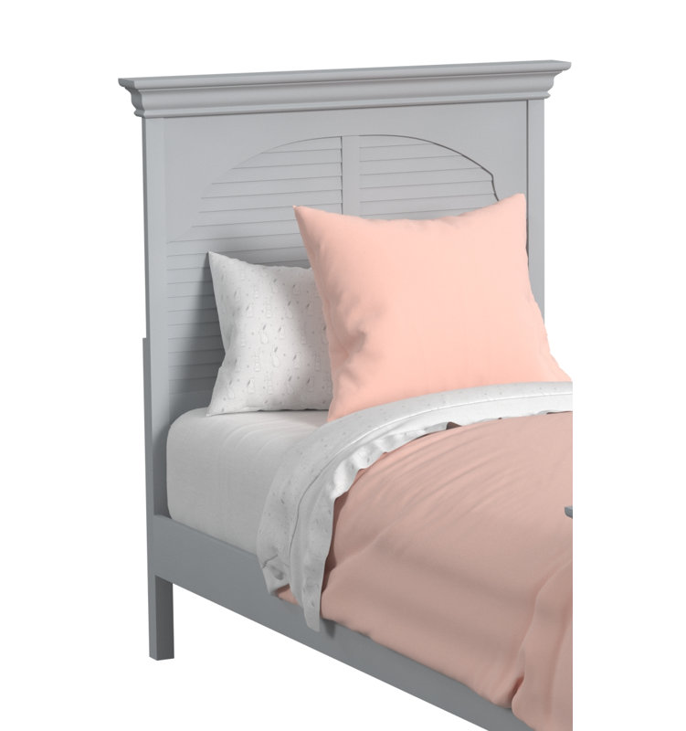 Tête de lit Crawfordville, Simple, Gris tourterelle