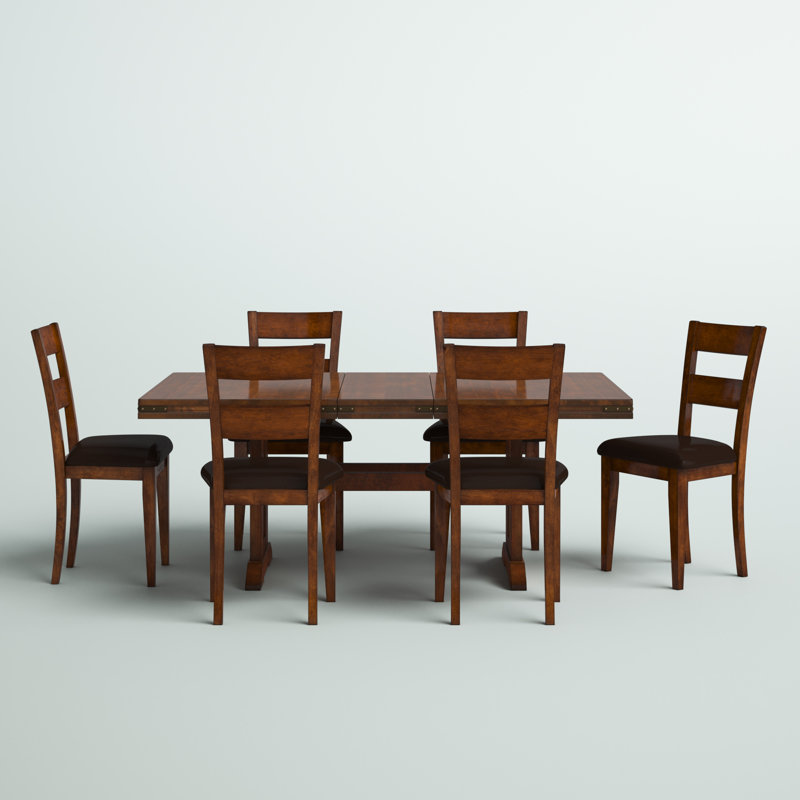 Vernona Extendable Trestle Dining Set