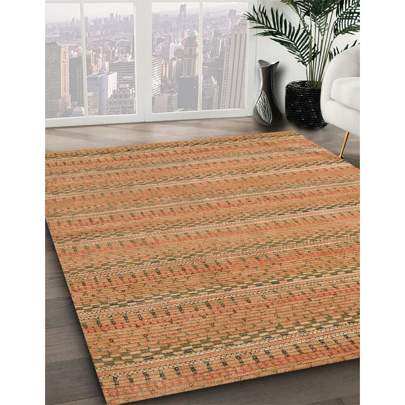 Tapis abstrait moderne 5382, Carré 4 pi