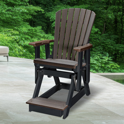 Fauteuil oscillant sur une base