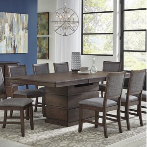 Union Rustic Fishponds Extendable Solid Wood Dining Table | Wayfair