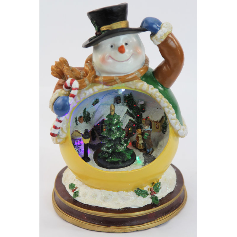 Bonhomme de neige illuminé