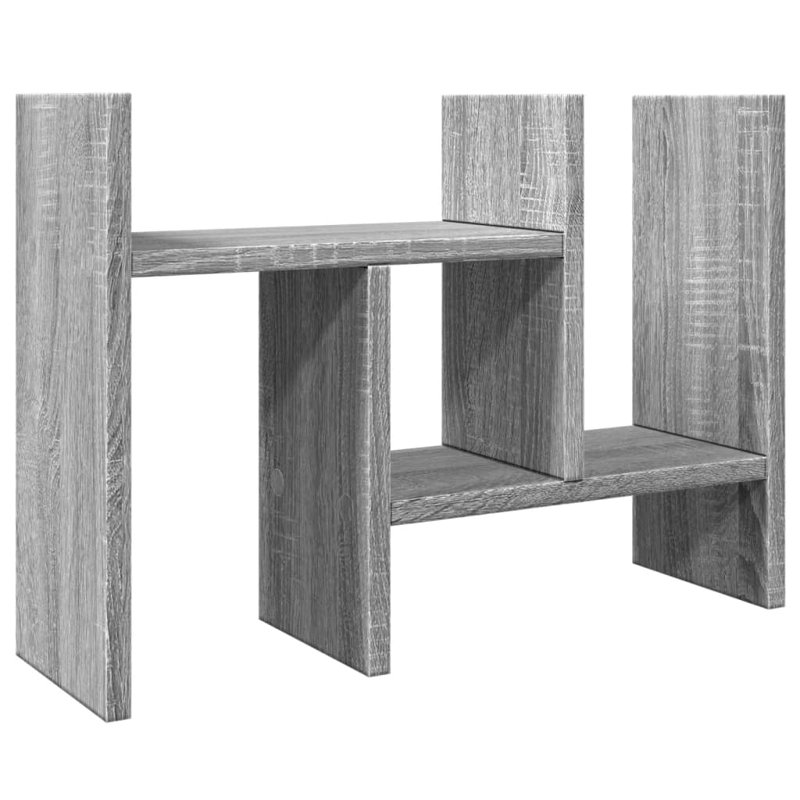 Desk Organiser 34.5X15.5X35.5 Cm Engineered Wood, Grey Sonoma