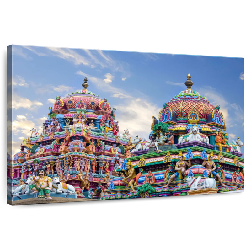 Temples indous Adella Gopuram, H 8 po x l 12 po