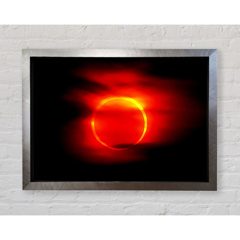 Bright Star Total Eclipse Red Single Picture Frame Art Prints