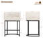Tabouret de comptoir rembourré 26 "avec structure en métal Jessica-1469342752-1469342753