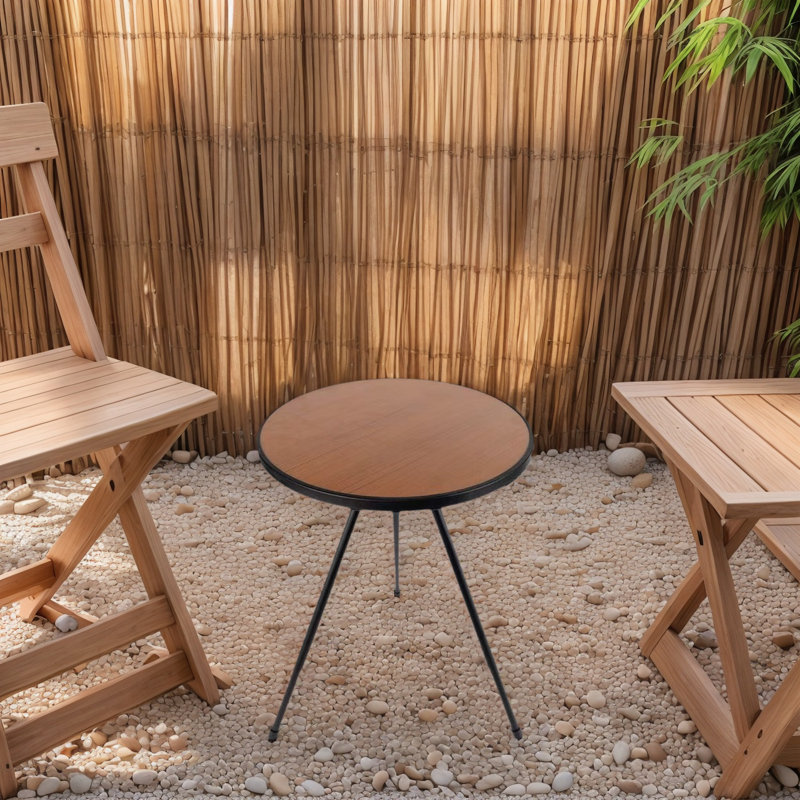 Table de camping pliante et ronde pour enfants