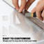 Panneaux de serre en polycarbonate, protection contre les rayons UV, paquet de 12, transparent