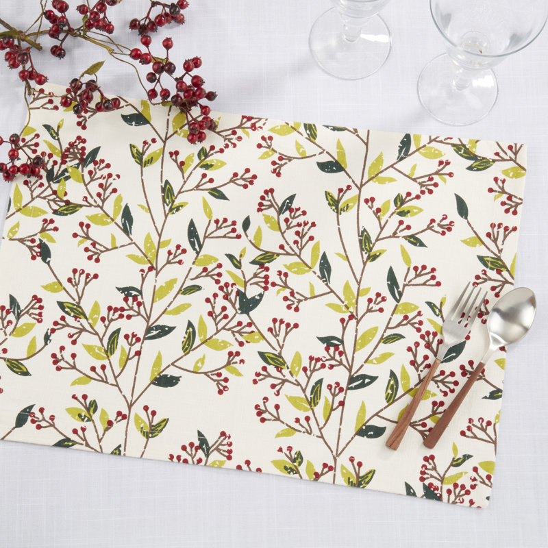Napperon Red Berry Delight (ensemble de 4)