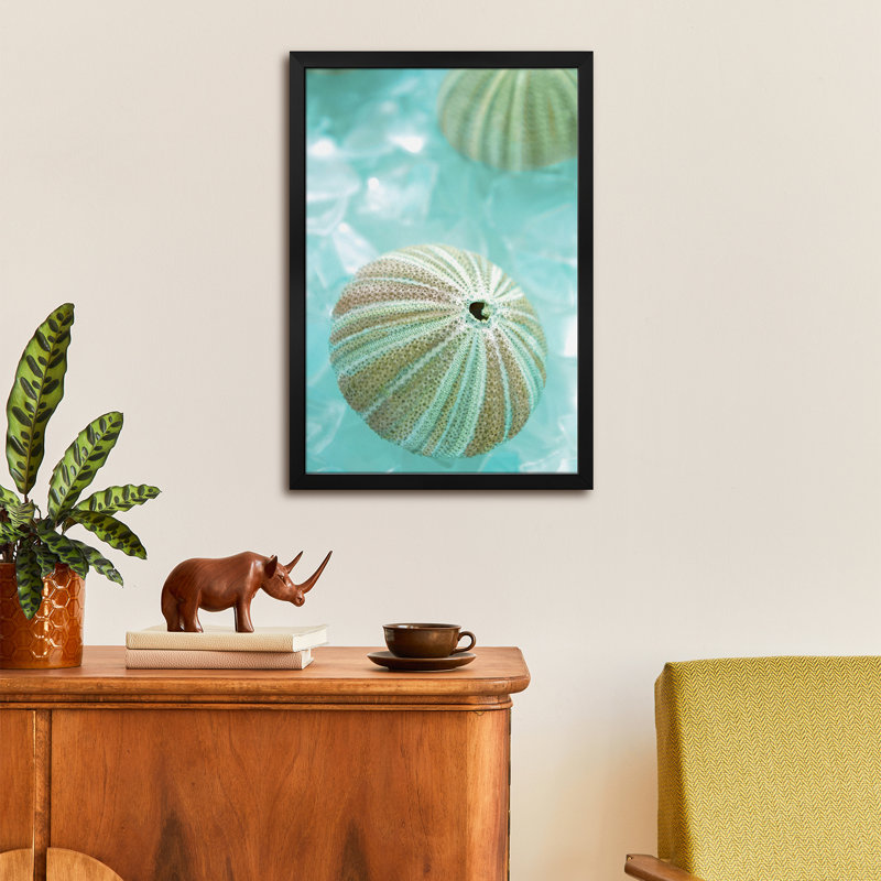 «Seaglass 4», affiche encadrée de qualité supérieure par Alan Blaustein, H 24 po x l 16 po