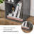 4-Layer Irregular Open Shelf Bookcase-241118382
