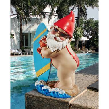 Design Toscano Holiday Garden Gnome, Loonie Moonie - Bed Bath & Beyond -  20057613