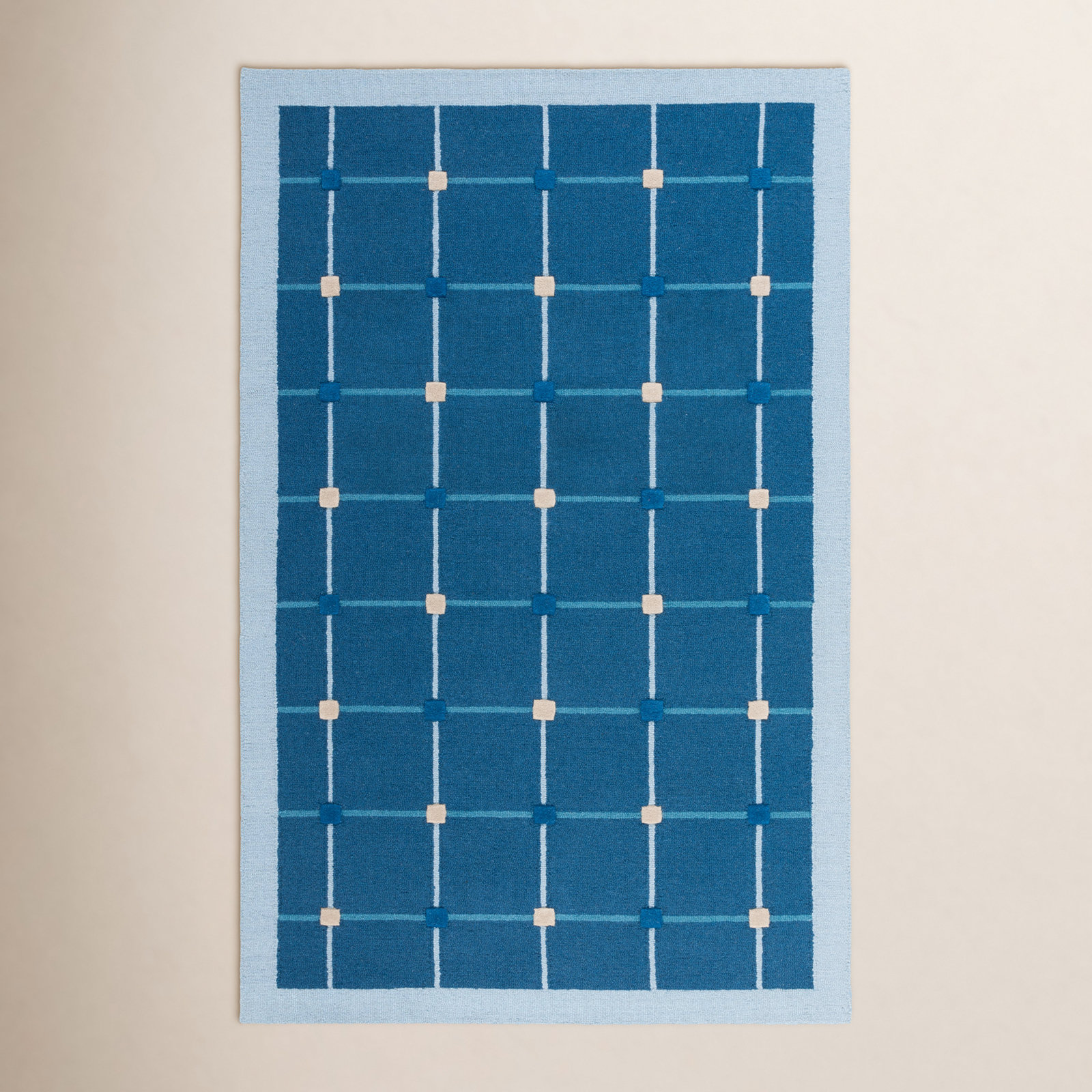 Elway Handmade Rug, Rectangle 5' x 8'
