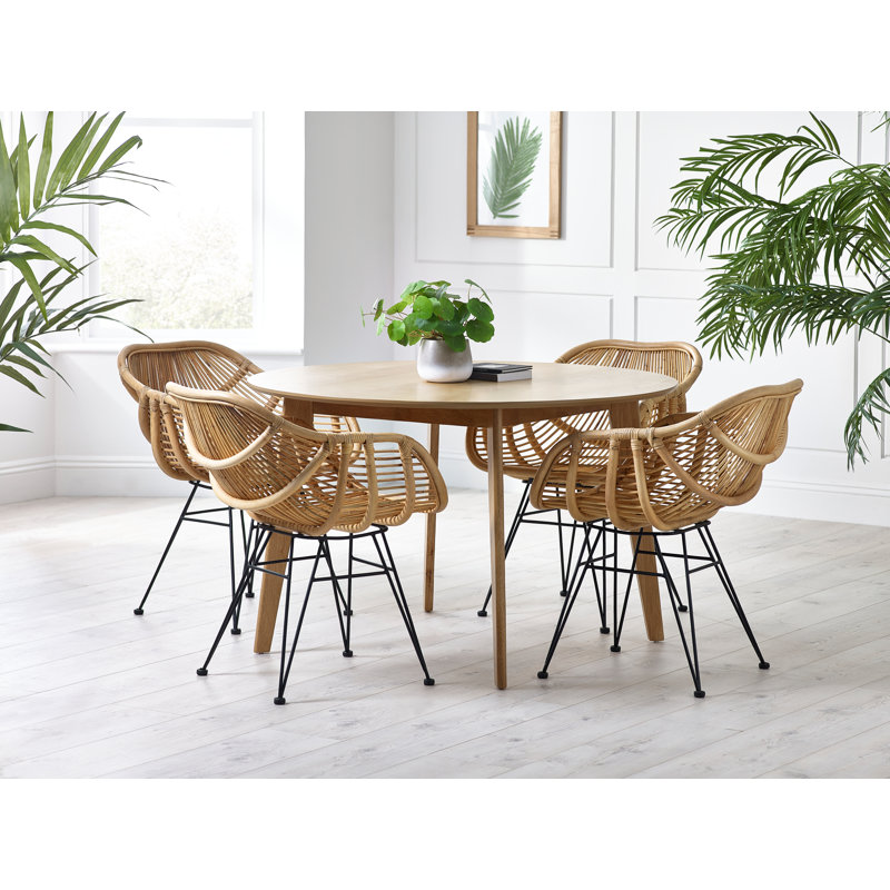Trisha 4 - Person Dining Set