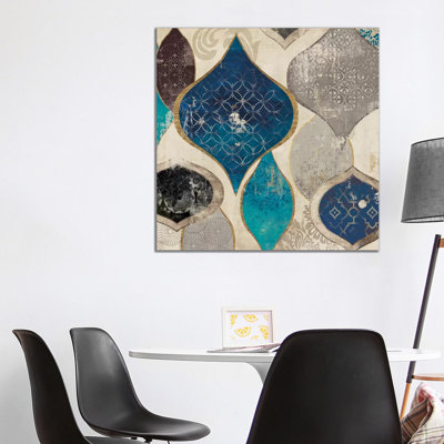 Blue Rhapsody I 1 Piece Wrapped Canvas Wall Art