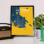 Victoria City Map - No Frame Print-1858897882