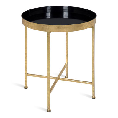 Ekta Iron Tray Top End Table