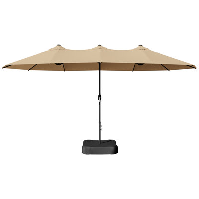 Rectangular Market Umbrella With Base