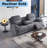2-piece Upholstered Power Reclining Living Room Sofa Set(recliner Sofa And Recliner Loveseat)-2116710258