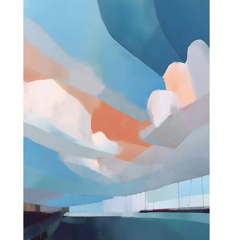«Landscape 33» sur toile, H 18 po x l 15 po