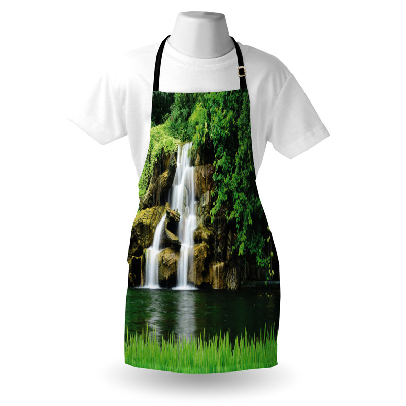 No Pattern Bib Apron