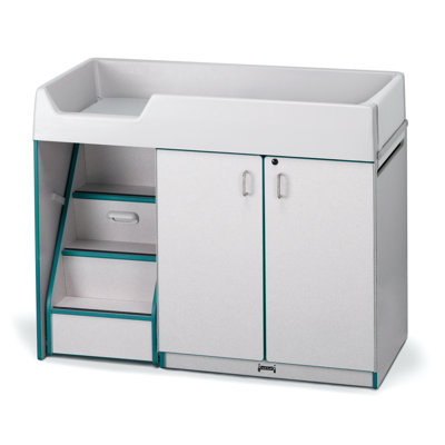 Changeur de couches avec escaliers Rainbow Accents®