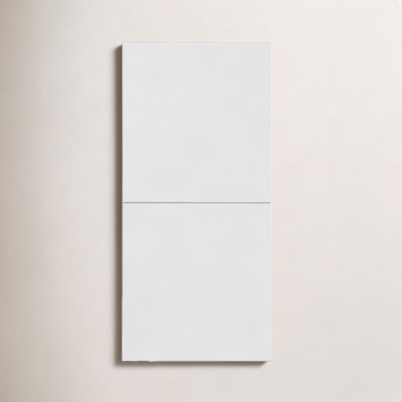 Armoire à linge Royetta, Blanc lustré