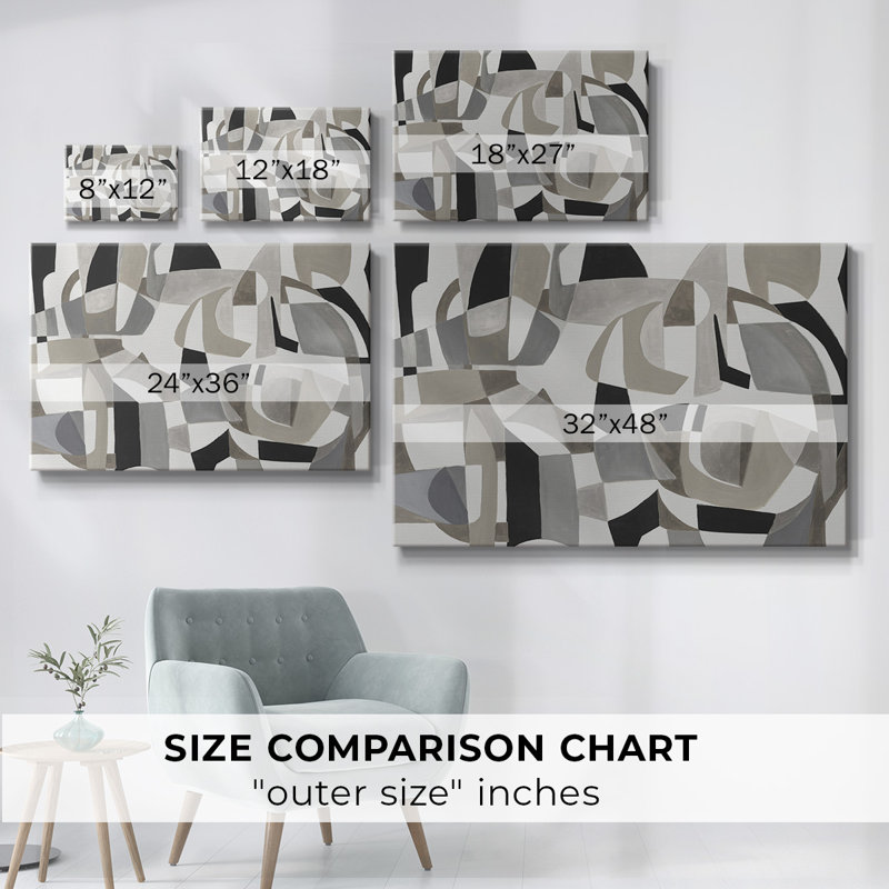 Circle Game V32-Gallery Wrapped Canvas