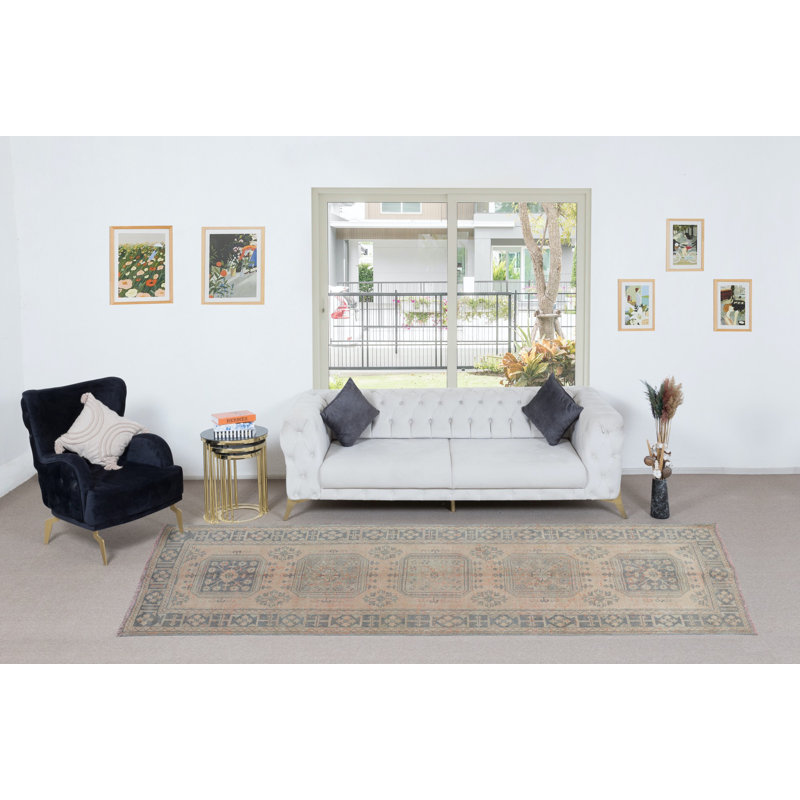 Tapis de couloir turc fait à la main, tapis de couloir rétro et tapis d'escalier