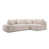 Nevis Ivory Polyester Blend