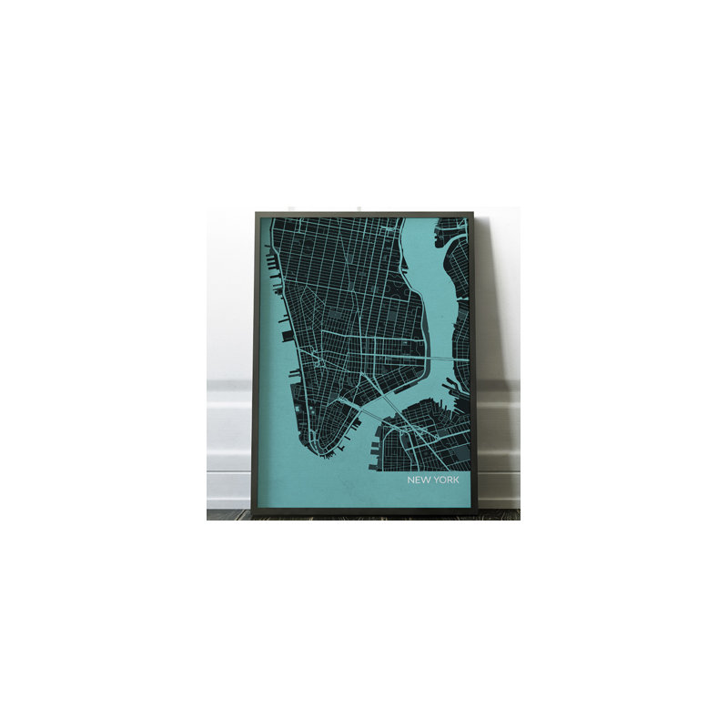 Single Picture Frame Print, Black